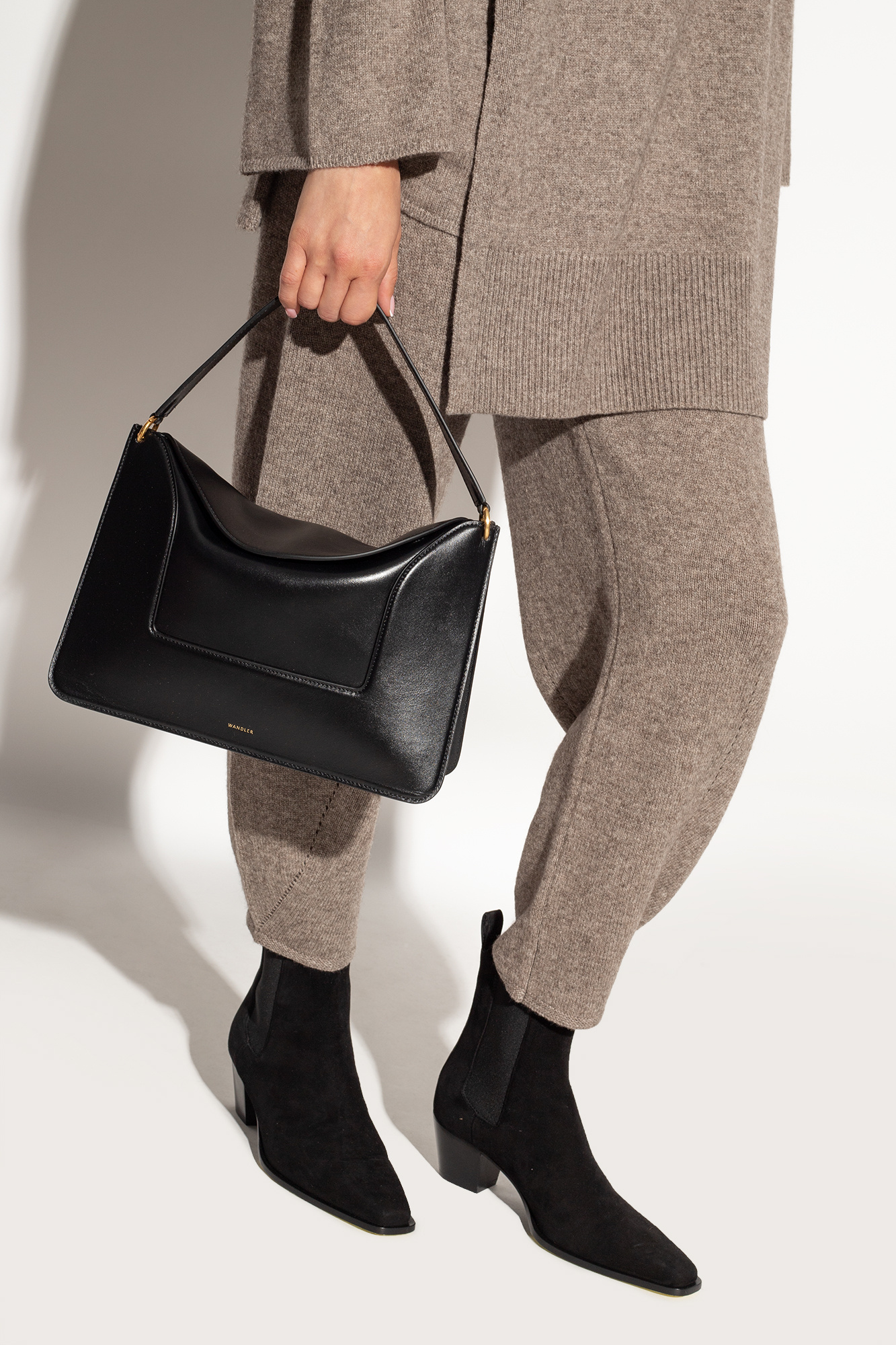 Black Snapshot two tone leather cross body bag - Black Black Snapshot two tone leather cross body bag - Black